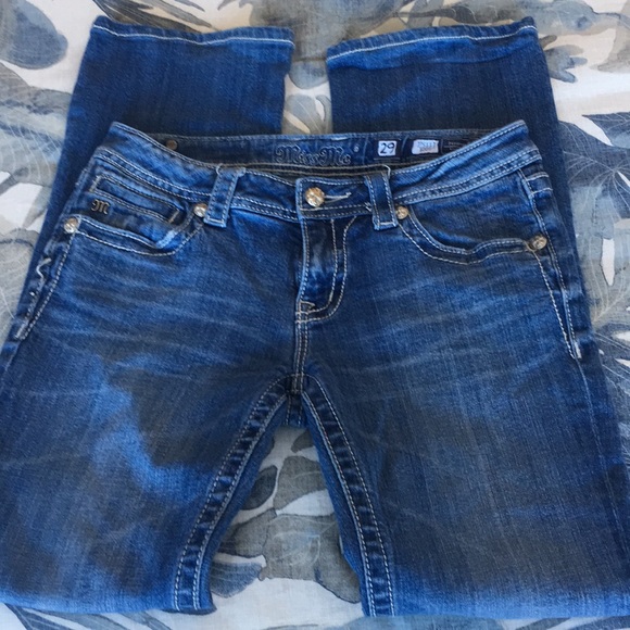 Miss Me medium wash bootcut jeans. - Picture 3 of 7